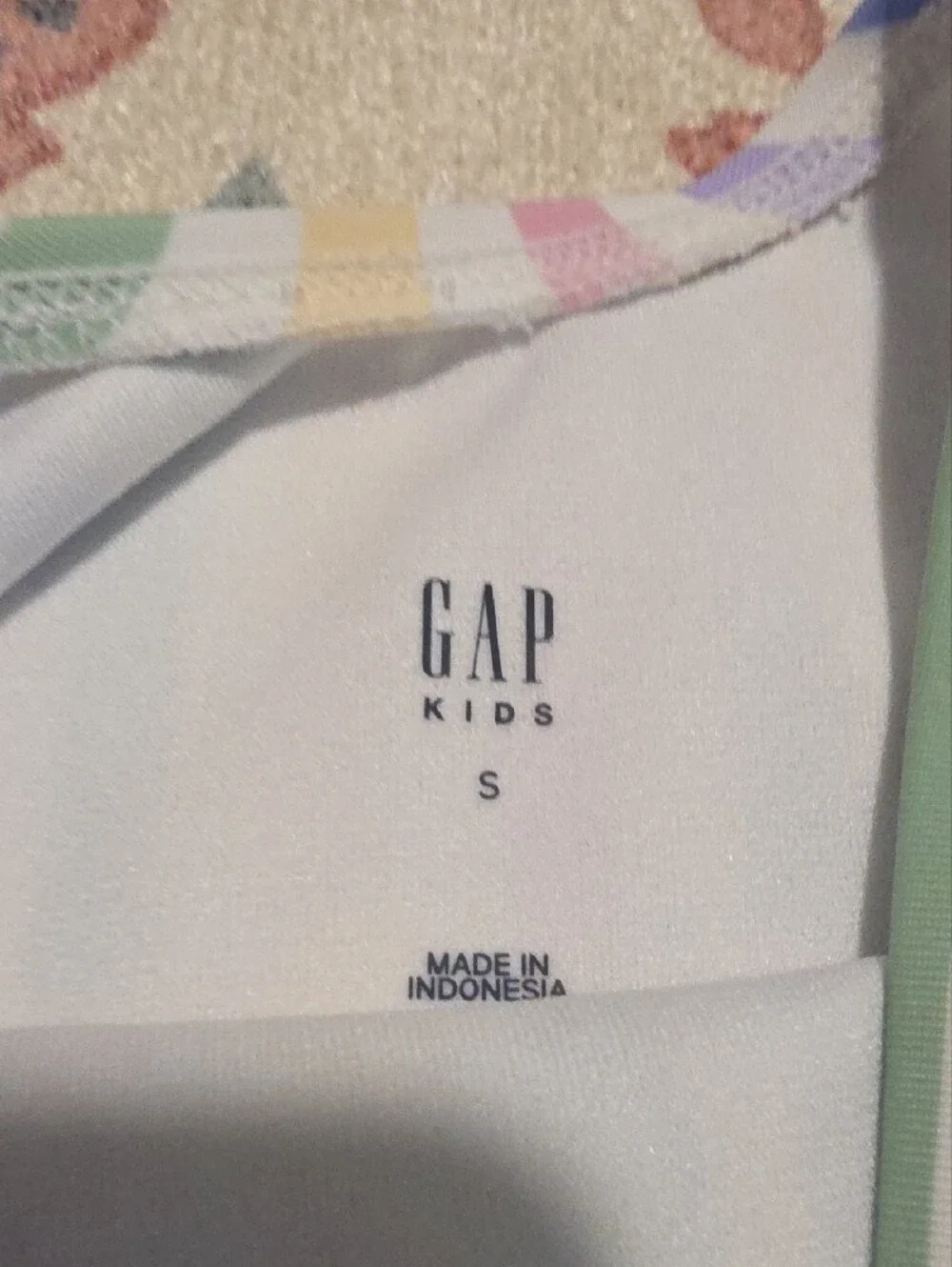 GAP Girls' Pastel Rainbow Stripe One-Piece Swimsuit